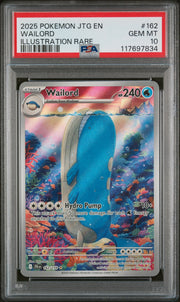 Wailord 162/159 · Holofoil (Journey Together) — PSA 10