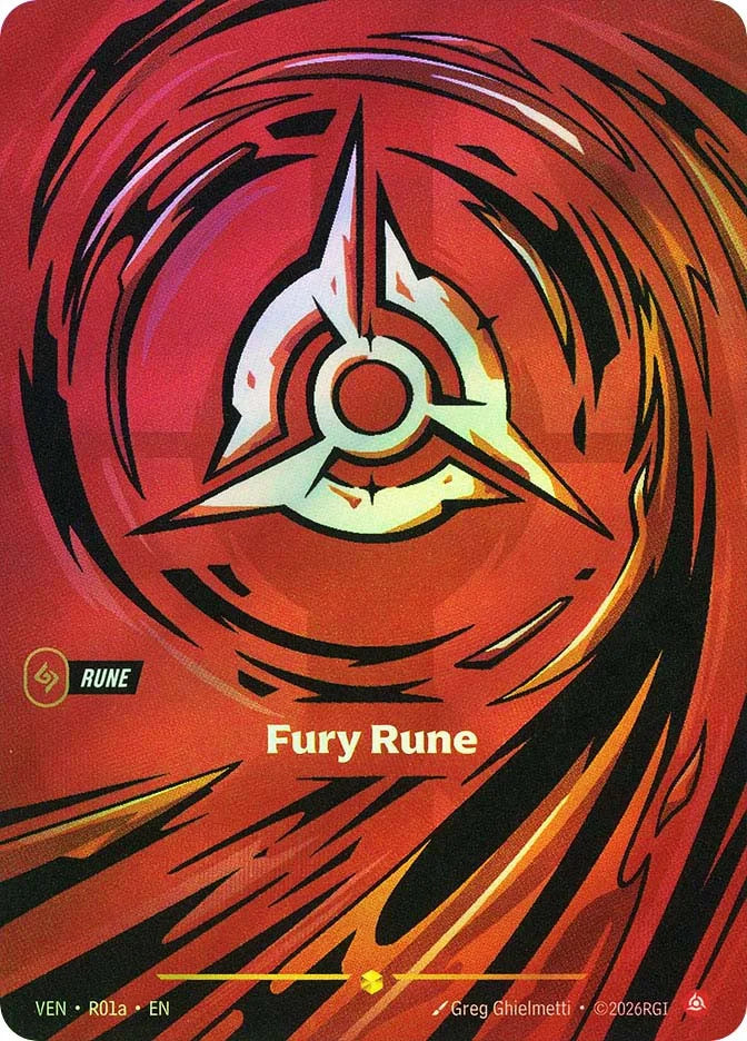 Fury Rune R01 · Foil (Vendetta)