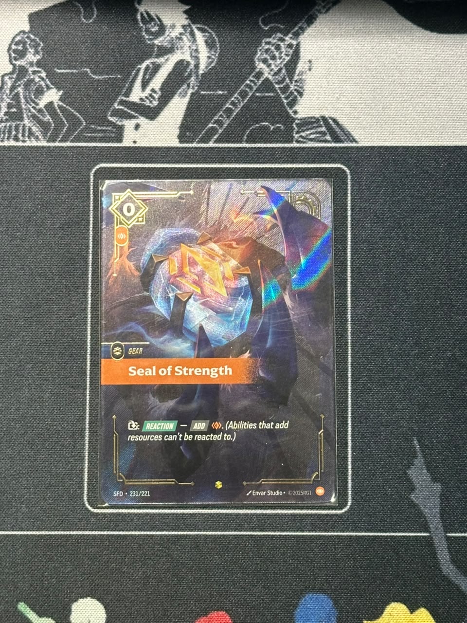Seal of Strength (Overnumbered) 231/221 · Foil (Spiritforged)