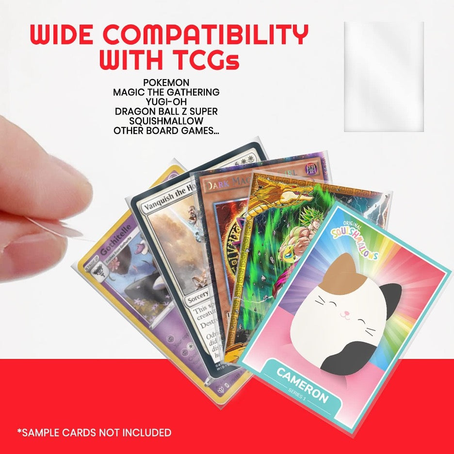 EVORETRO Sleeves Perfect Fit for Pokemon/Lorcana/MTG Cards 200 Pack