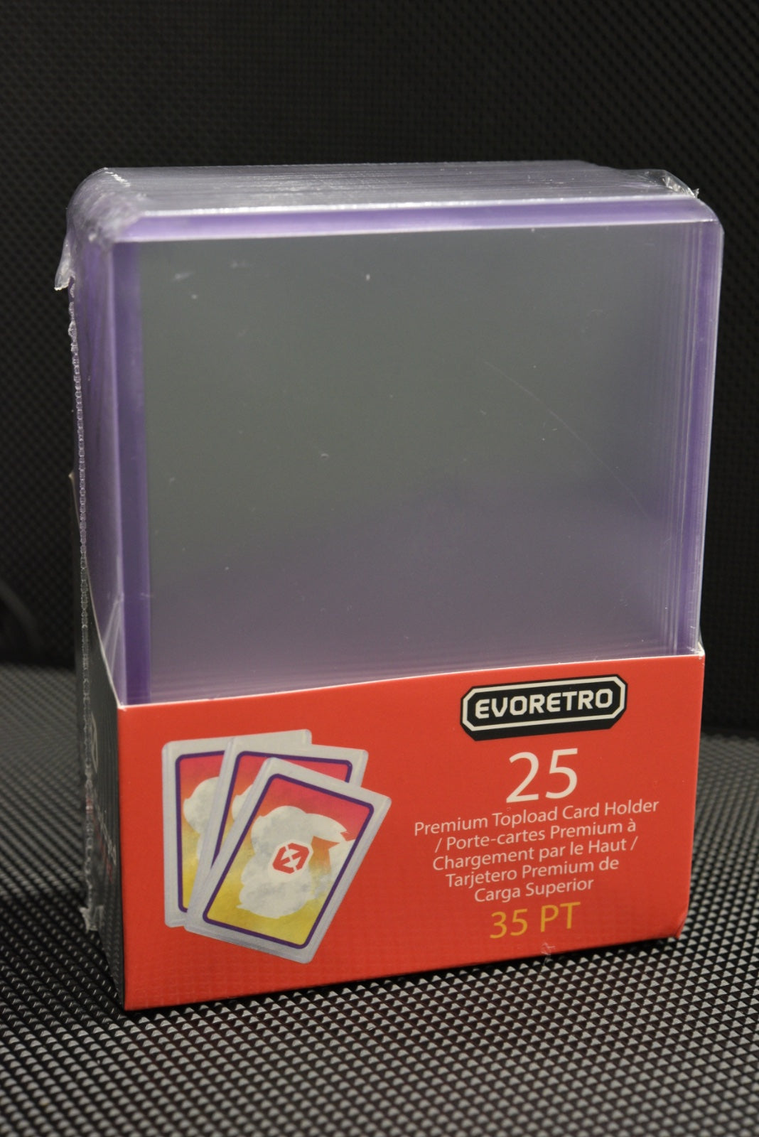 EVORETRO Premium Topload  3x4'' Card Holder 35 PT 25-Pack