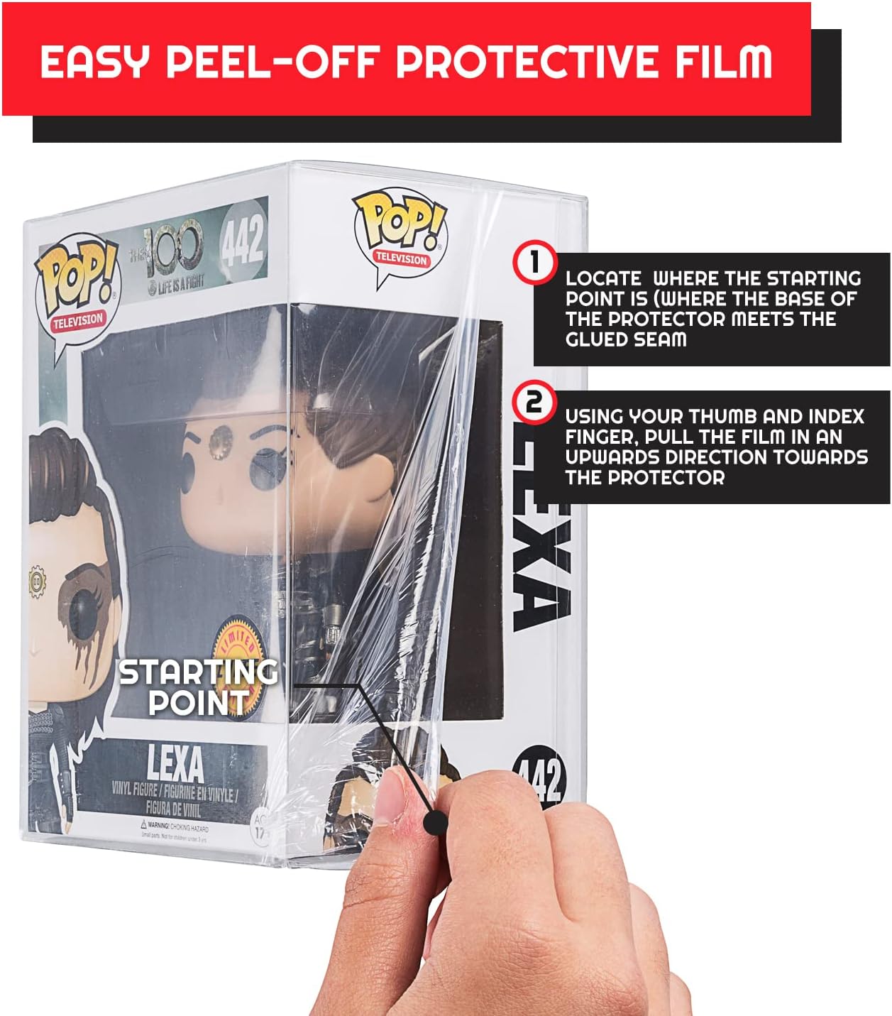 EVORETRO Premium Funko Pop Plastic Protector for 4 Inch 10-pack