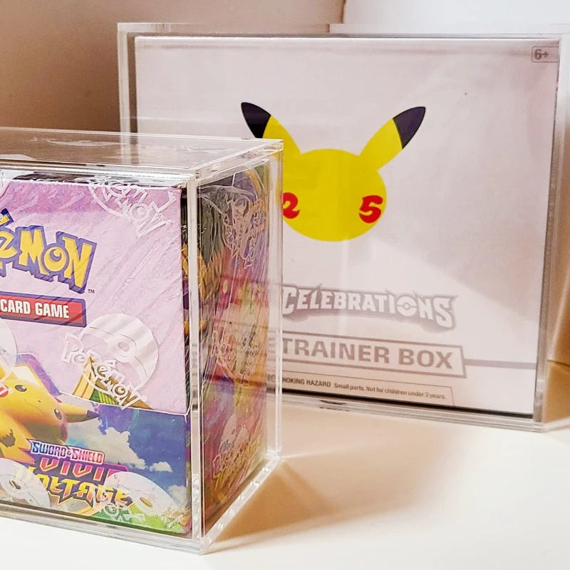 EVORETRO Pokemon ETB Elite Trainer Box 4mm Acrylic Protector w/ Sliding Lid Anti-UV