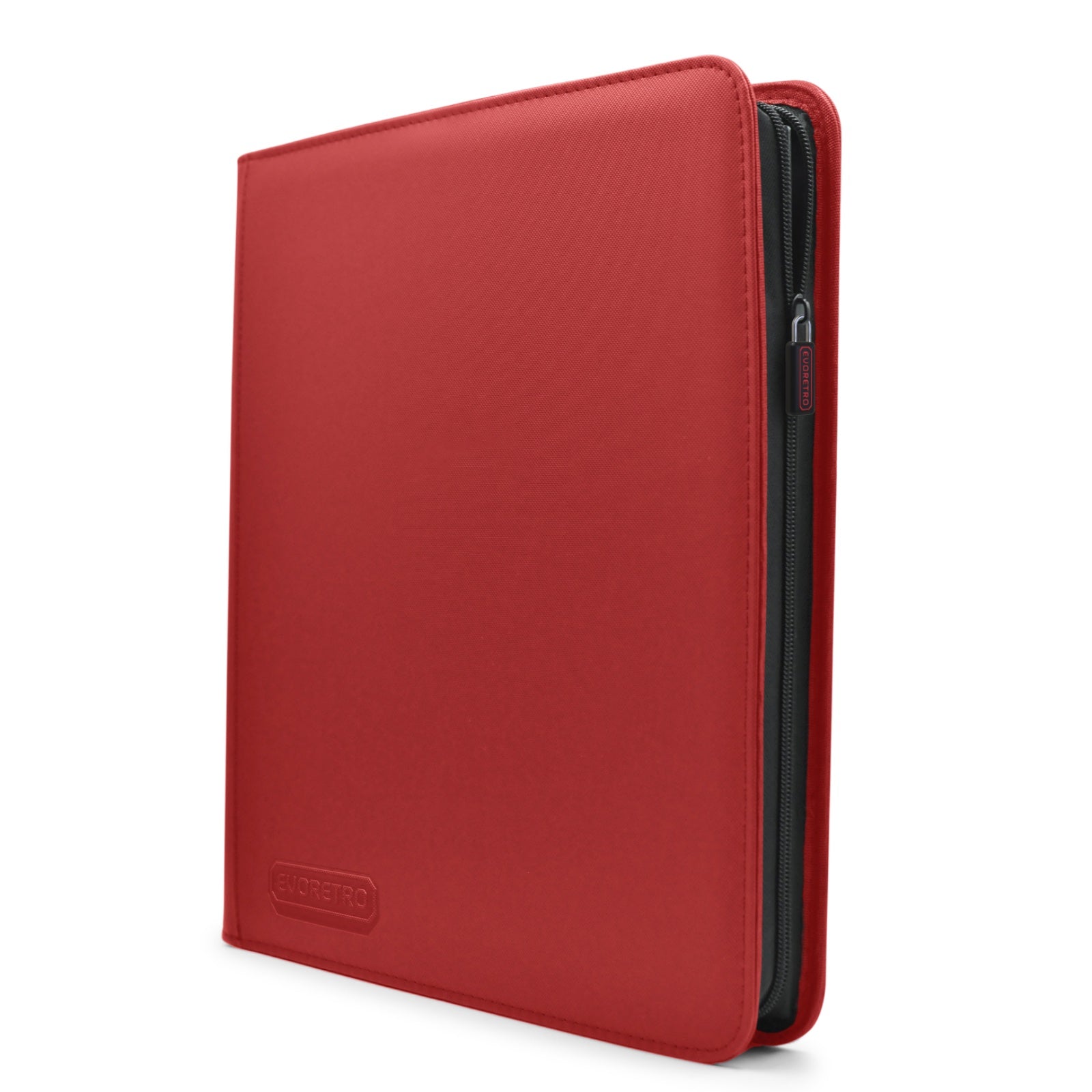 EVORETRO 4x3 Binder with Zipper - Red