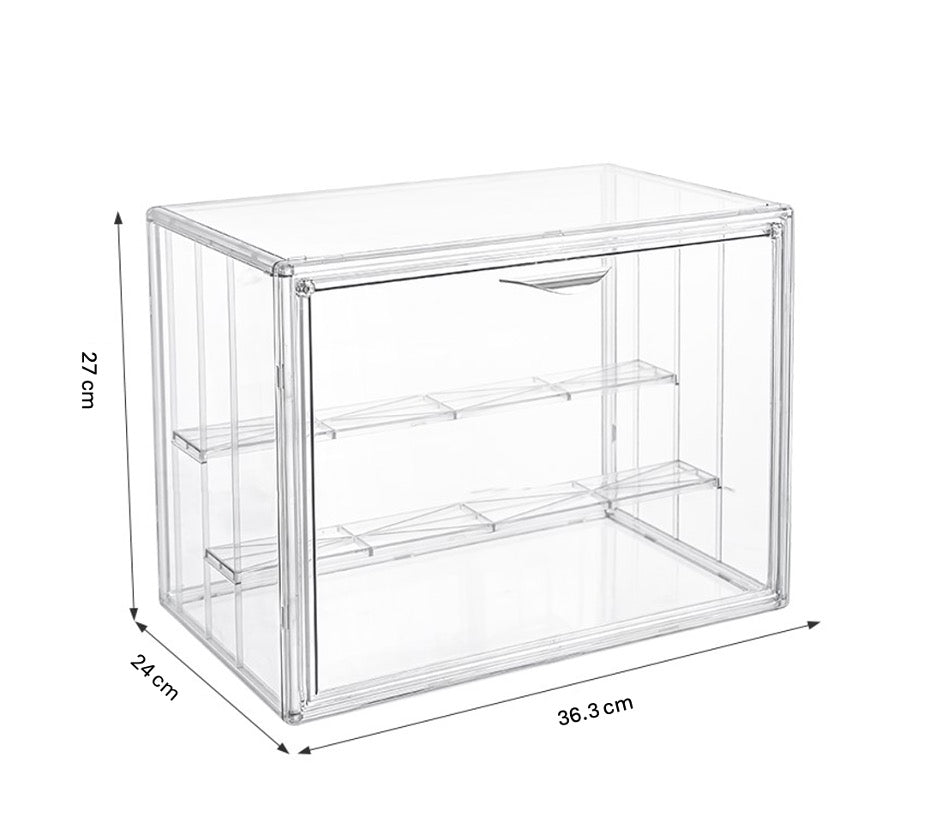 EVORETRO Figurine Stackable Box  Display : 6,3*24*27cm