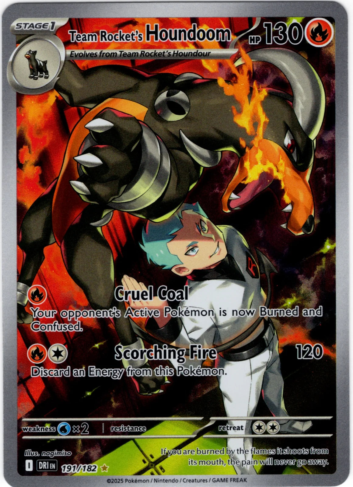 Team Rocket's Houndoom 191/182 · Holofoil (Destined Rivals)
