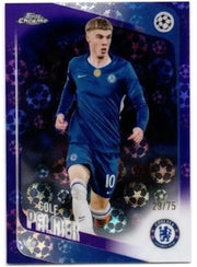 COLE PALMER 2025-26 TOPPS CHROME UEFA CHAMPIONS LEAGUE PURPLE SAPPHIRE #29/75