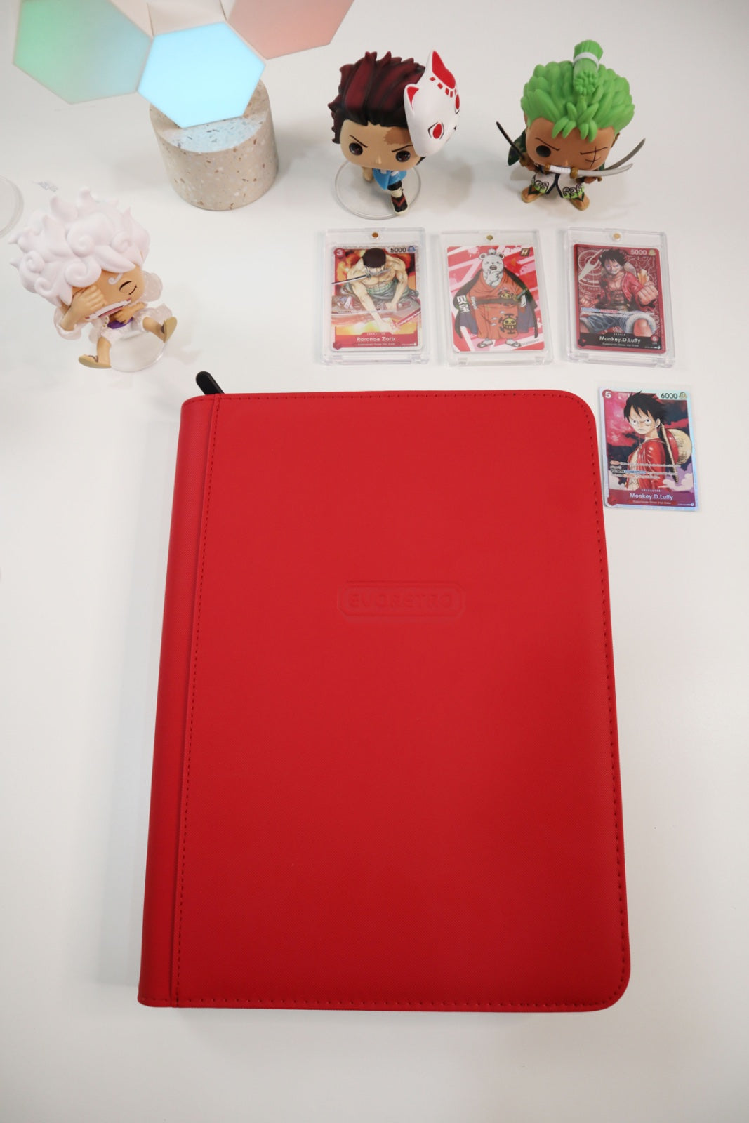 EVORETRO Regular Card Binder with Zipper- Red