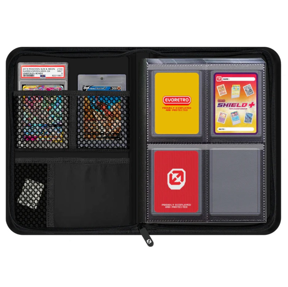 EVORETRO Shield+ Compact 96 Topload Cards Binder - Black