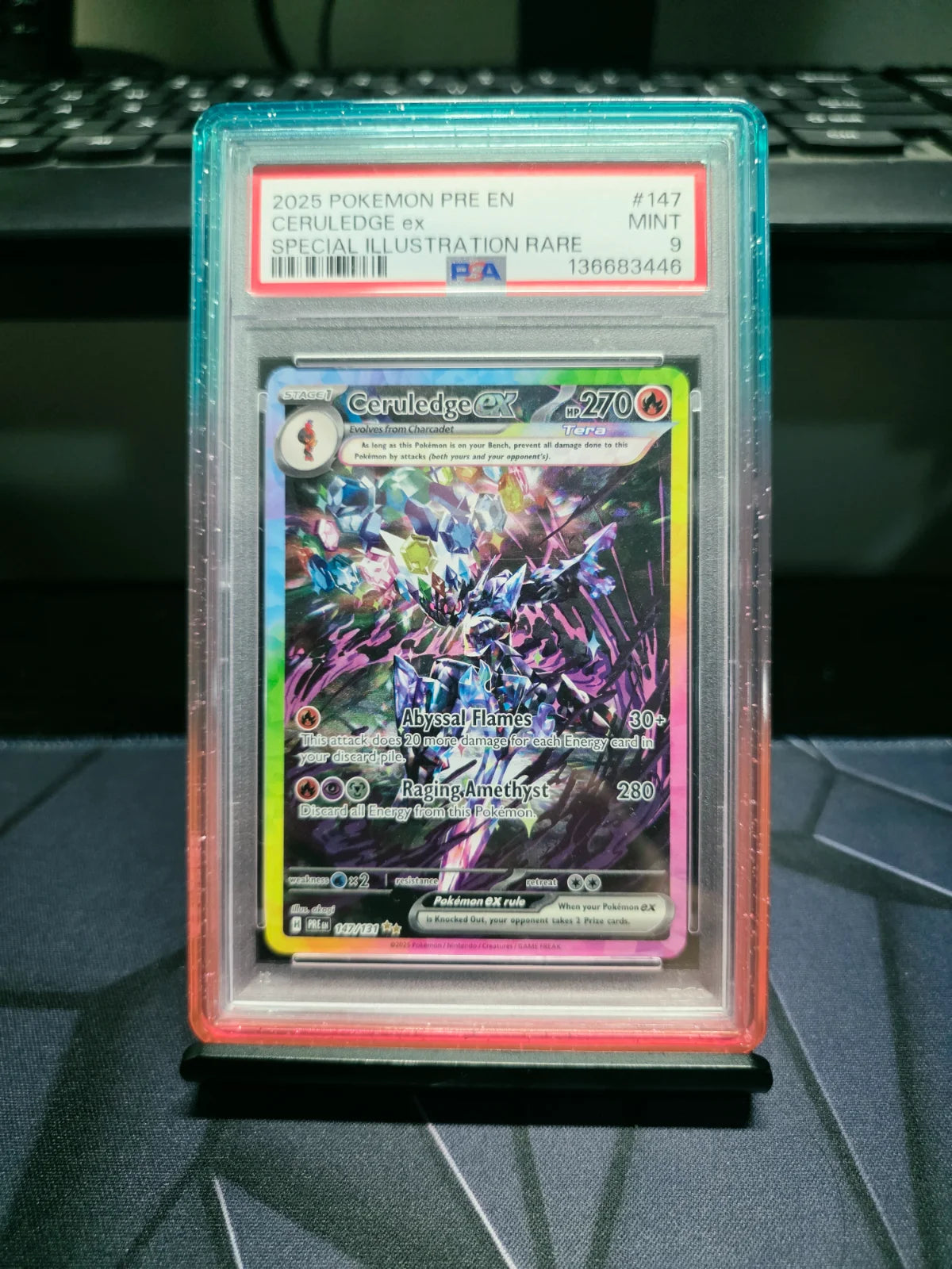Ceruledge ex 147/131 · Holofoil (Prismatic Evolutions) — PSA 9