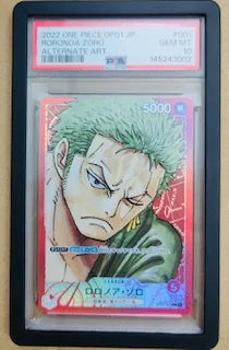 Roronoa Zoro (Parallel) (JP) OP01-001 · Foil (Romance Dawn) — PSA 10
