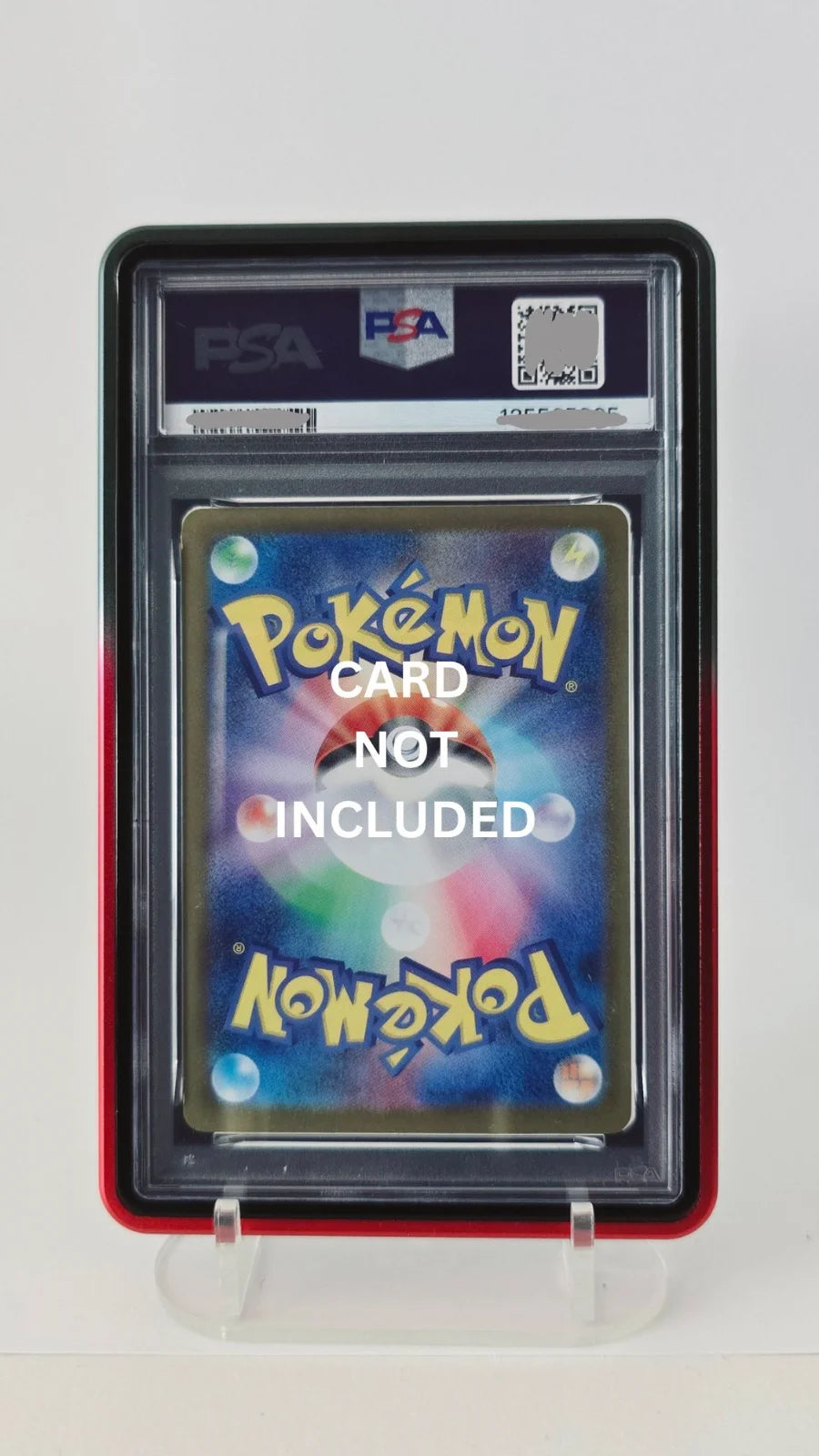 PSA Magnetic Case (Black & Red) (sealed) with Extended Artwork -  Mega Charizard Ex SIR 125/094 PF and SAR 110/080 IX