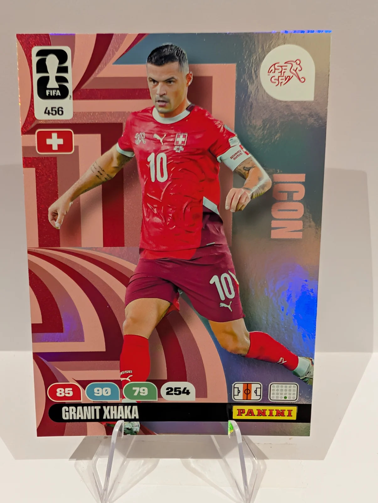 456 Granit Xhaka - Switzerland - Panini Adrenalyn XL World Cup 2026