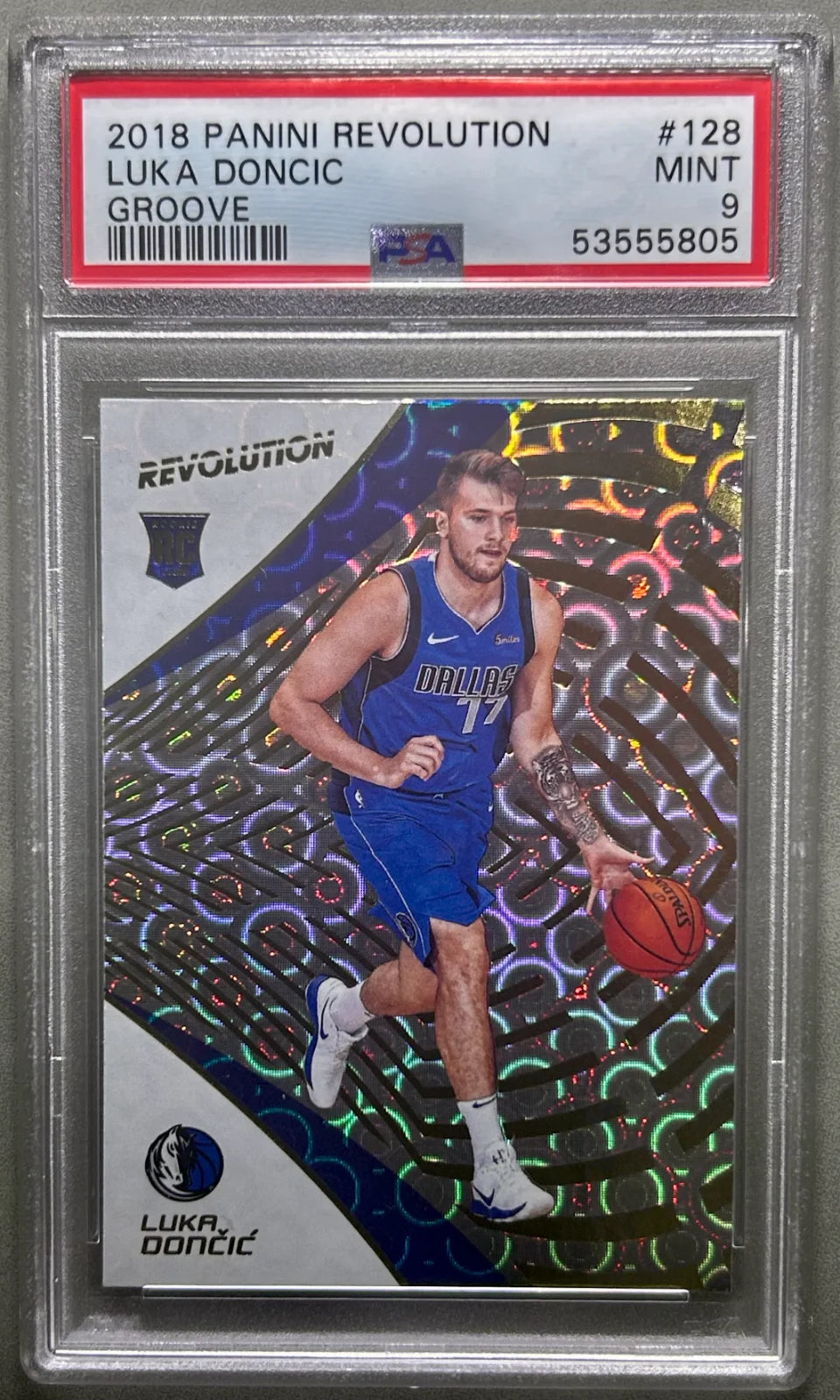 Luka Doncic 2018 Panini Revolution Groove PSA 9