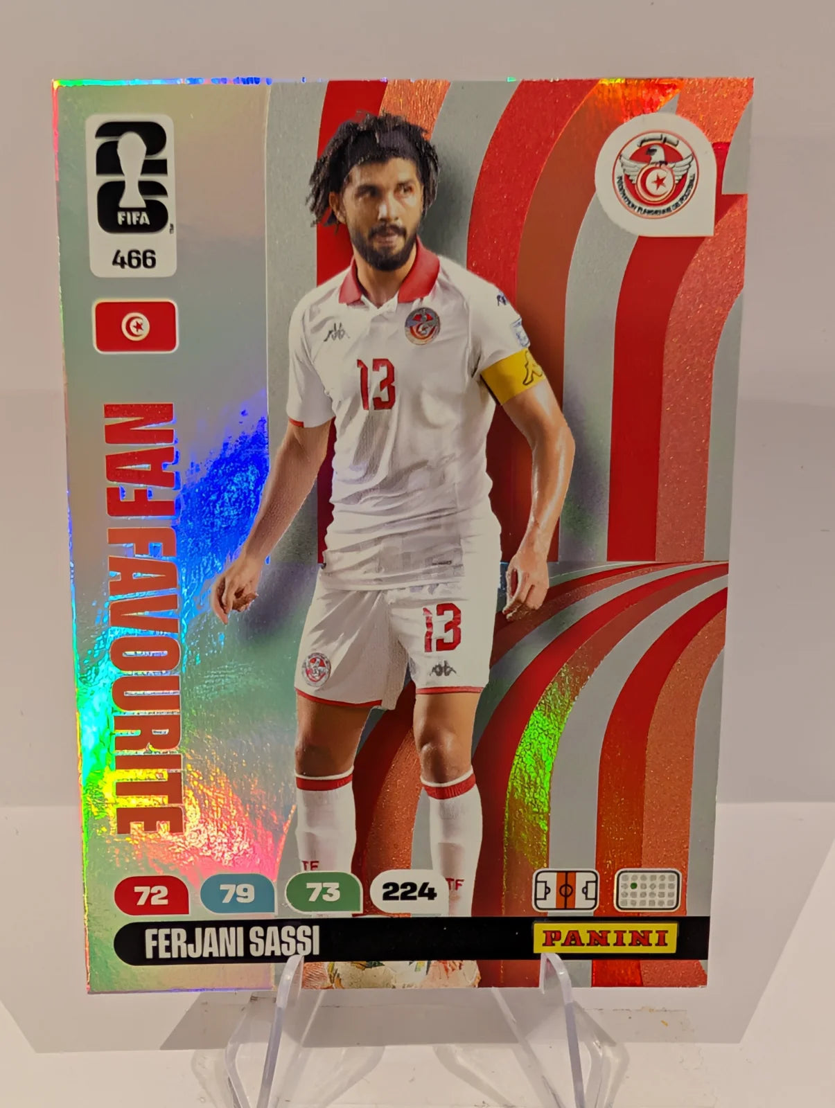 466 Ferjani Sassi - Tunisia - Panini Adrenalyn XL World Cup 2026