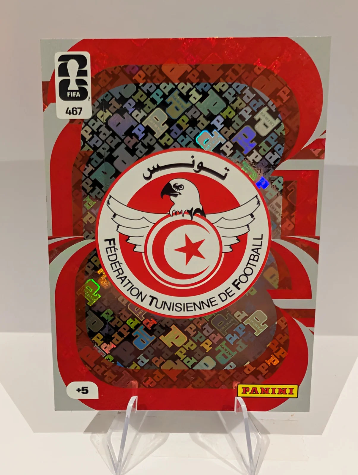 467 Team Crest - Tunisia - Panini Adrenalyn XL World Cup 2026
