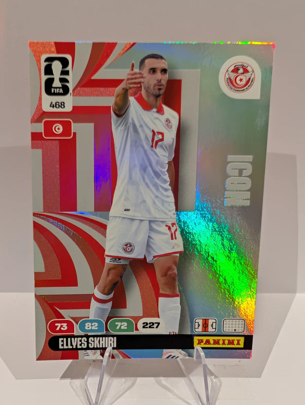 468 Ellyes Skhiri - Tunisia - Panini Adrenalyn XL World Cup 2026