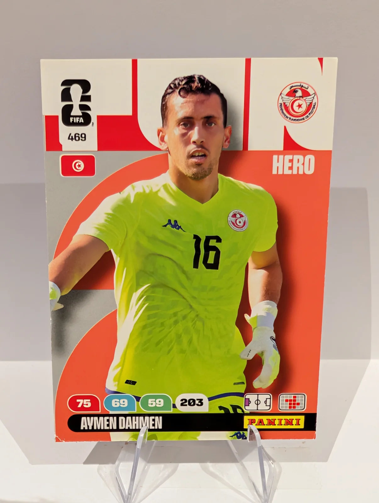 469 Aymen Dahmen - Tunisia - Panini Adrenalyn XL World Cup 2026