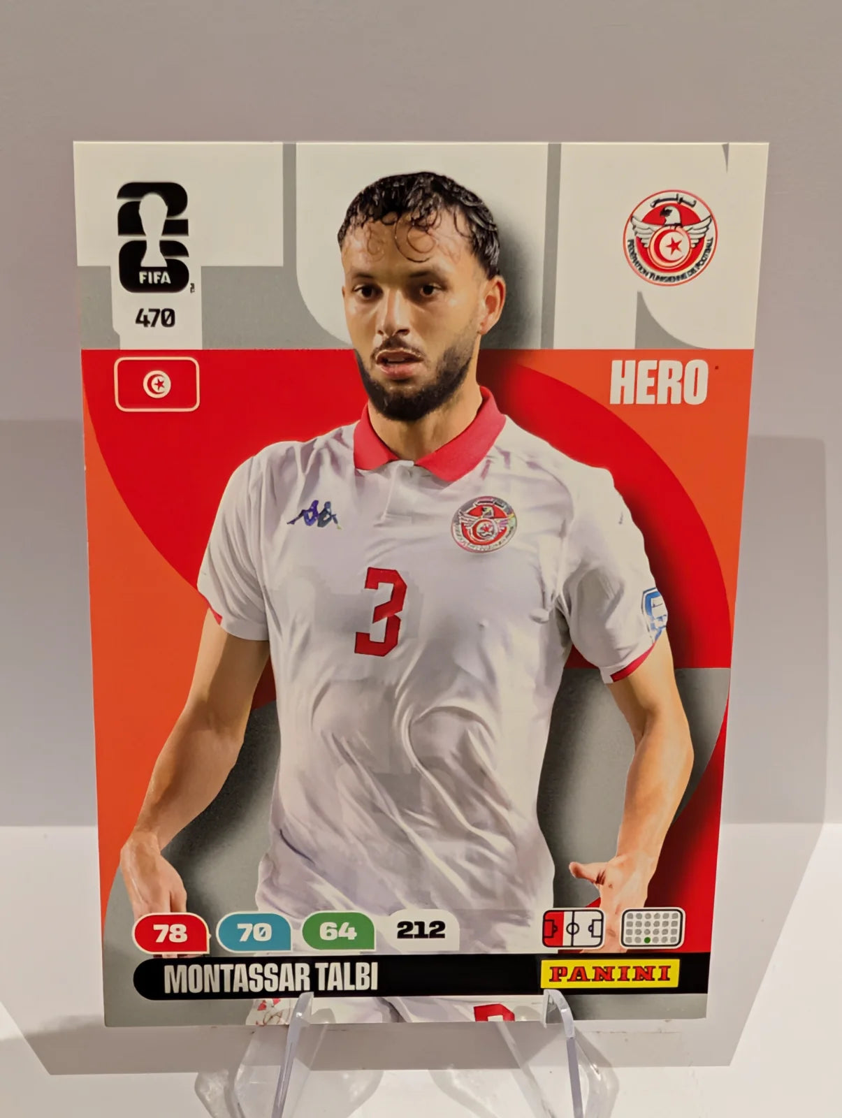 470 Montassar Talbi - Tunisia - Panini Adrenalyn XL World Cup 2026