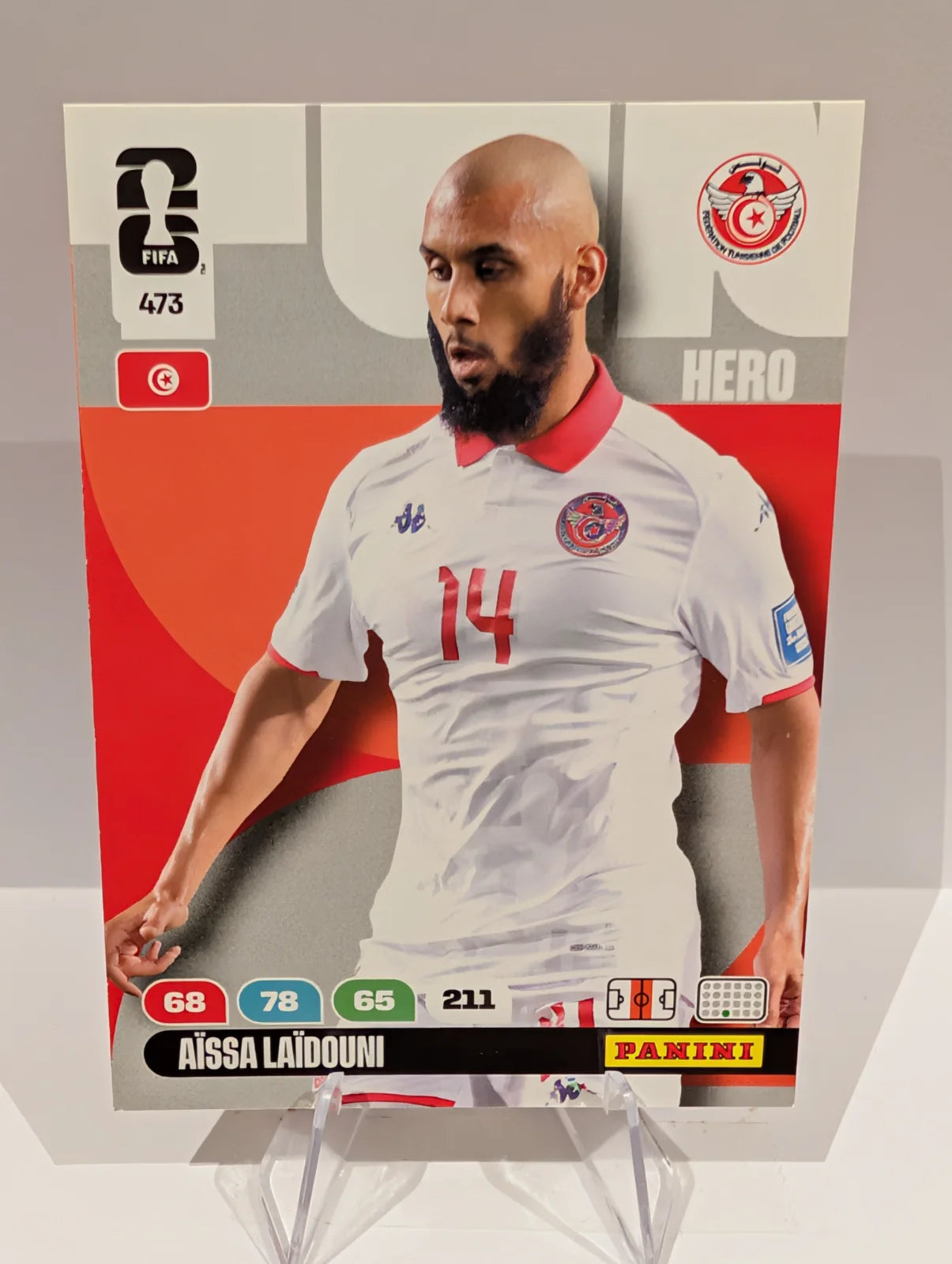 473 Aissa Laidouni - Tunisia - Panini Adrenalyn XL World Cup 2026