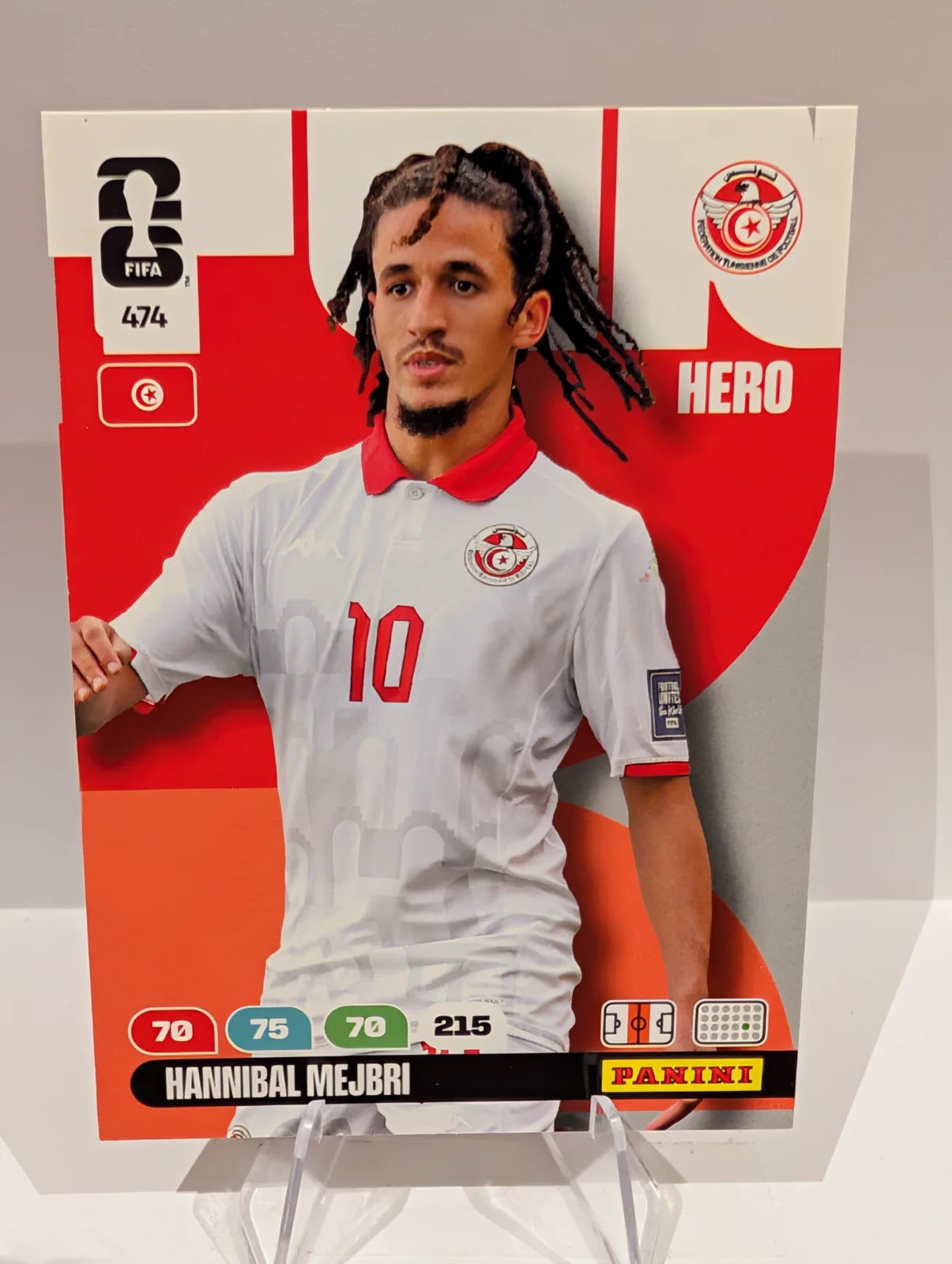 474 Hannibal Mejbri - Tunisia - Panini Adrenalyn XL World Cup 2026