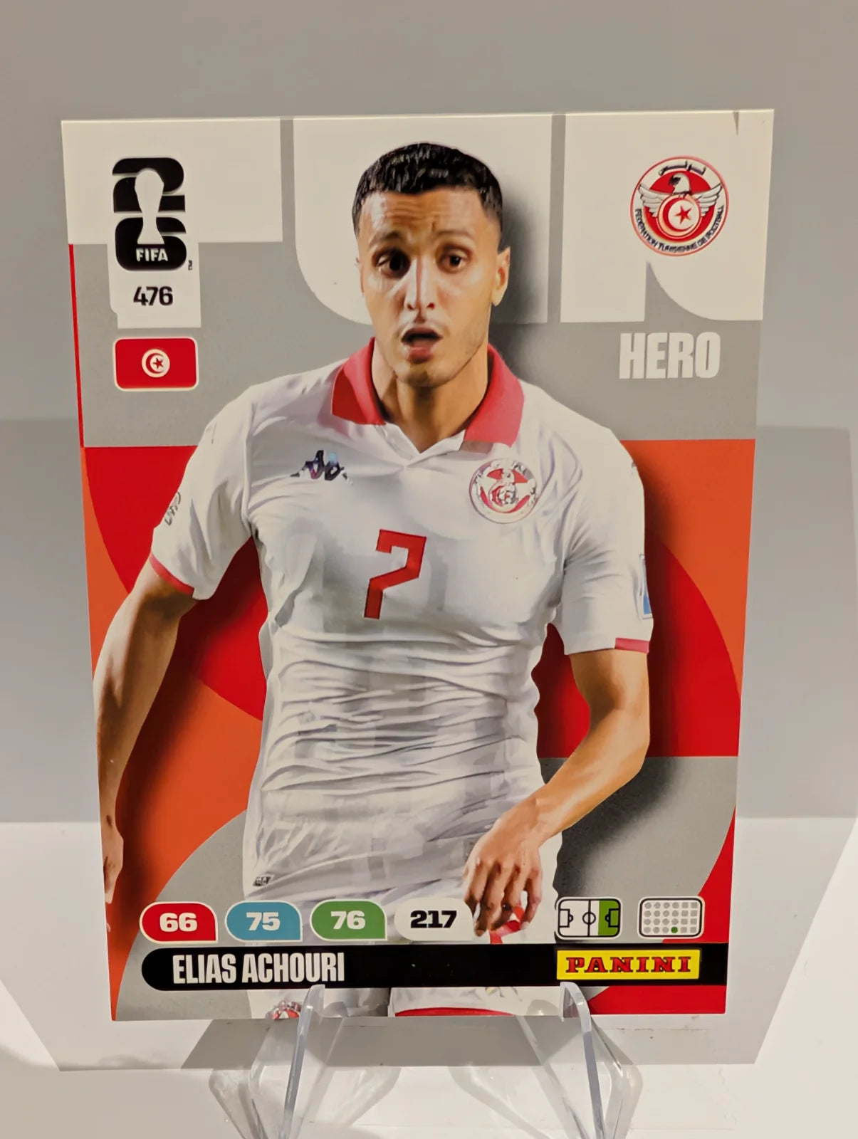 476 Elias Achouri - Tunisia - Panini Adrenalyn XL World Cup 2026