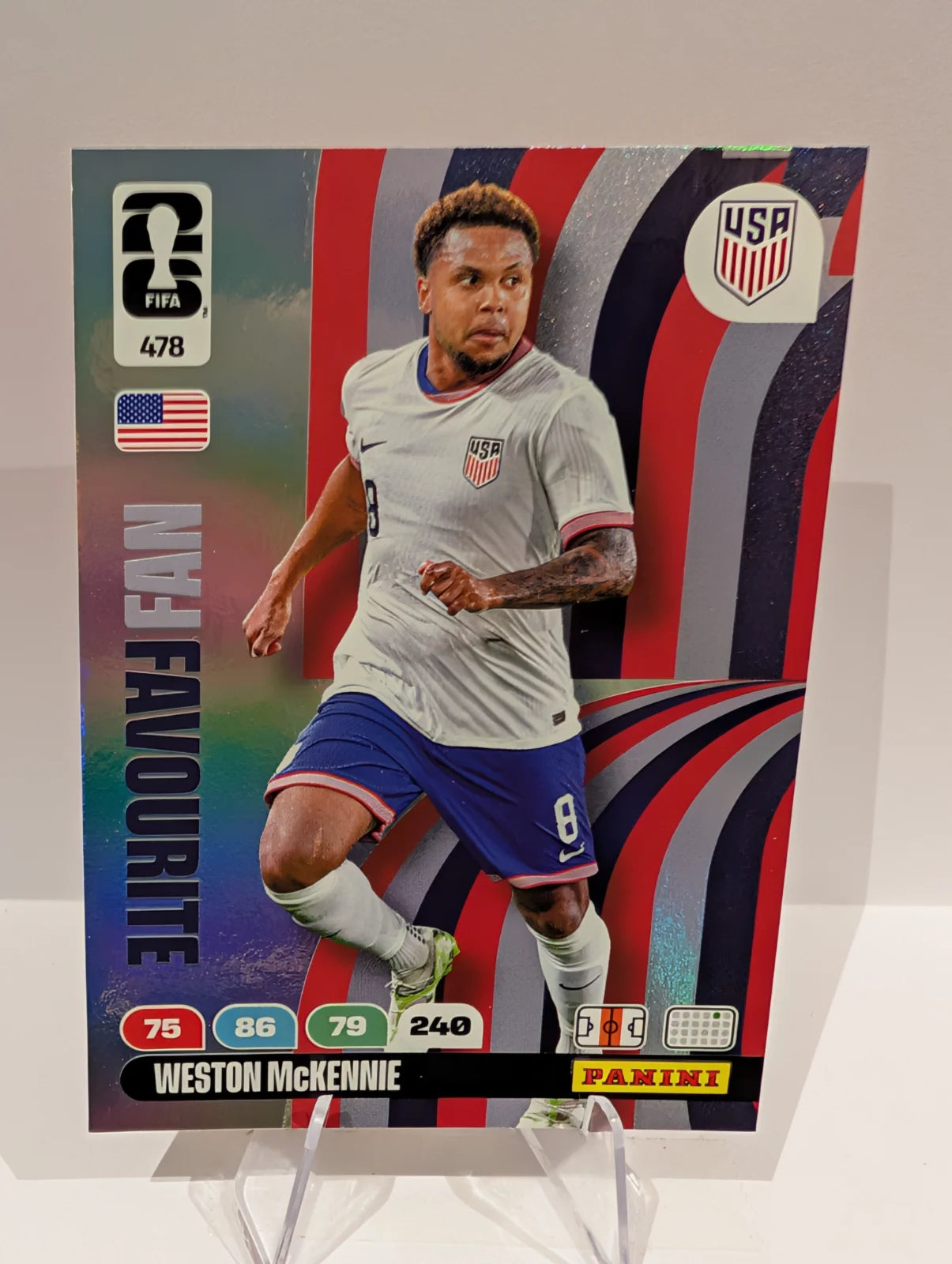 478 Weston McKennie - United States - Panini Adrenalyn XL World Cup 2026