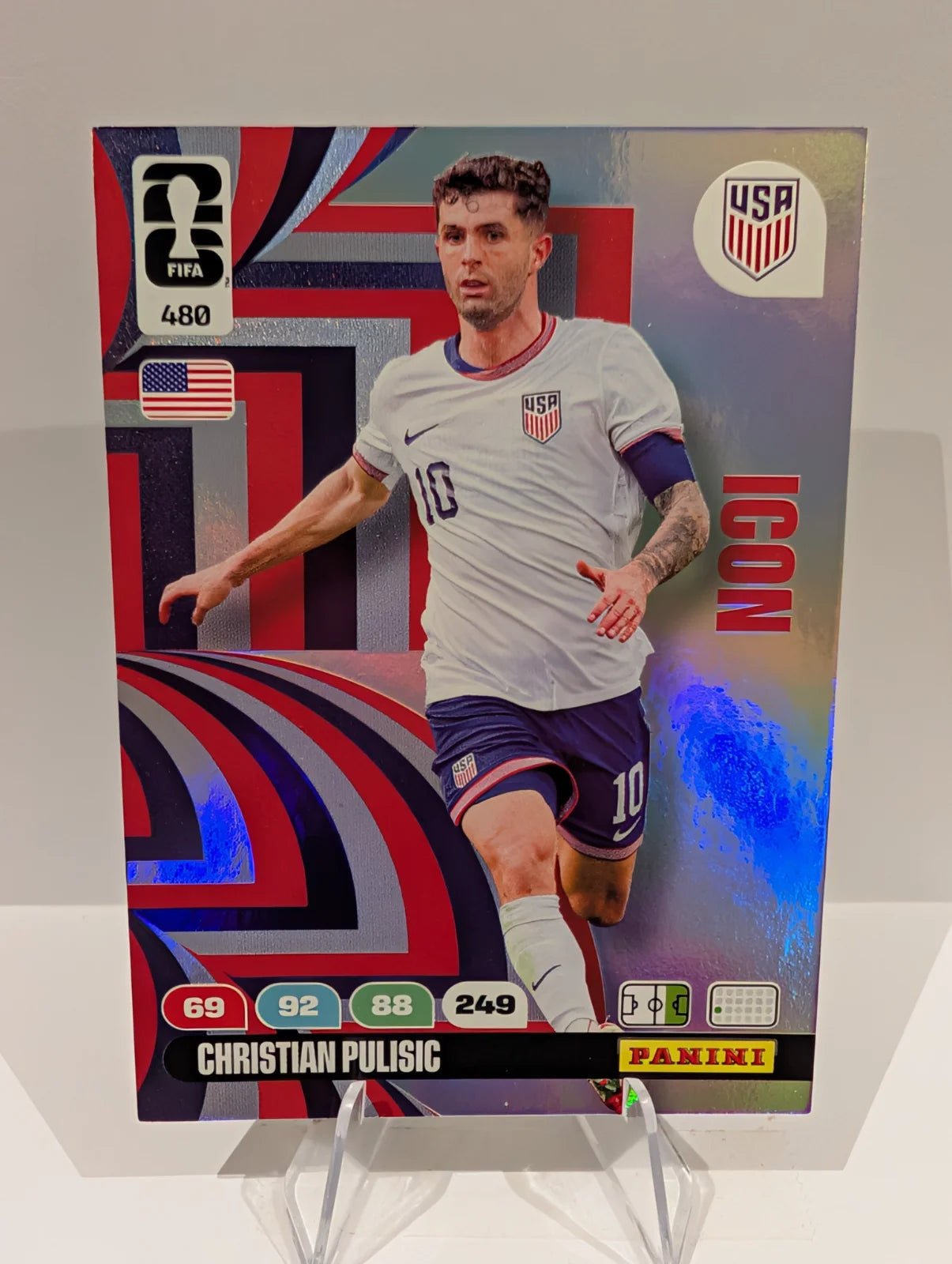 480 Christian Pulisic - United States - Panini Adrenalyn XL World Cup 2026