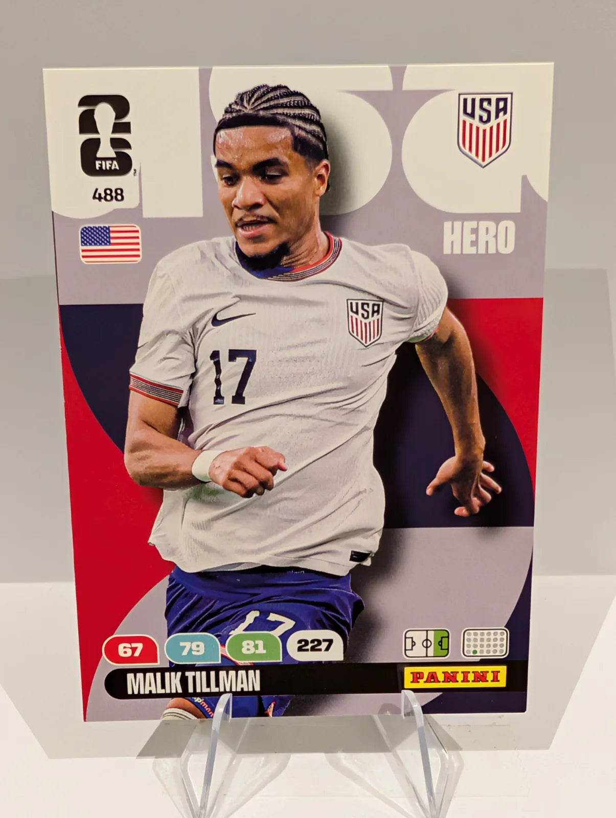 488 Malik Tillman - United States - Panini Adrenalyn XL World Cup 2026