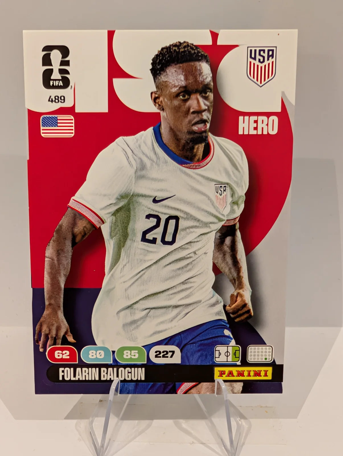 489 Folarin Balogun - United States - Panini Adrenalyn XL World Cup 2026