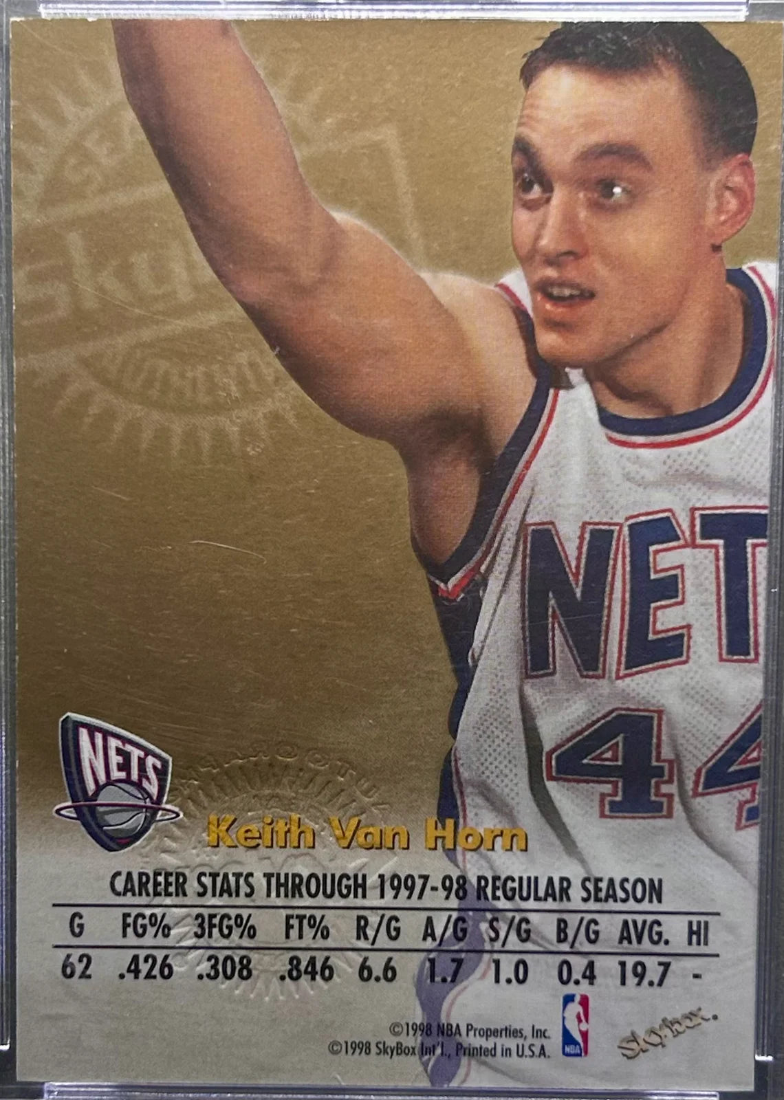 Keith Van Horn 1998 Skybox Autographics