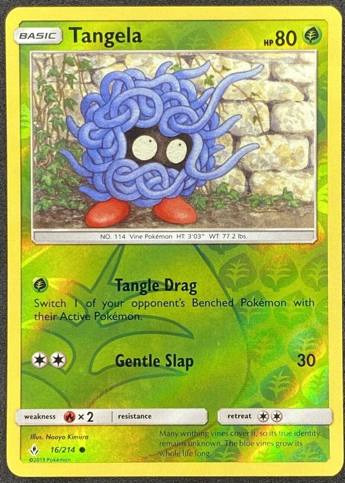 Tangela 16 · HOLO (Unbroken Bonds)