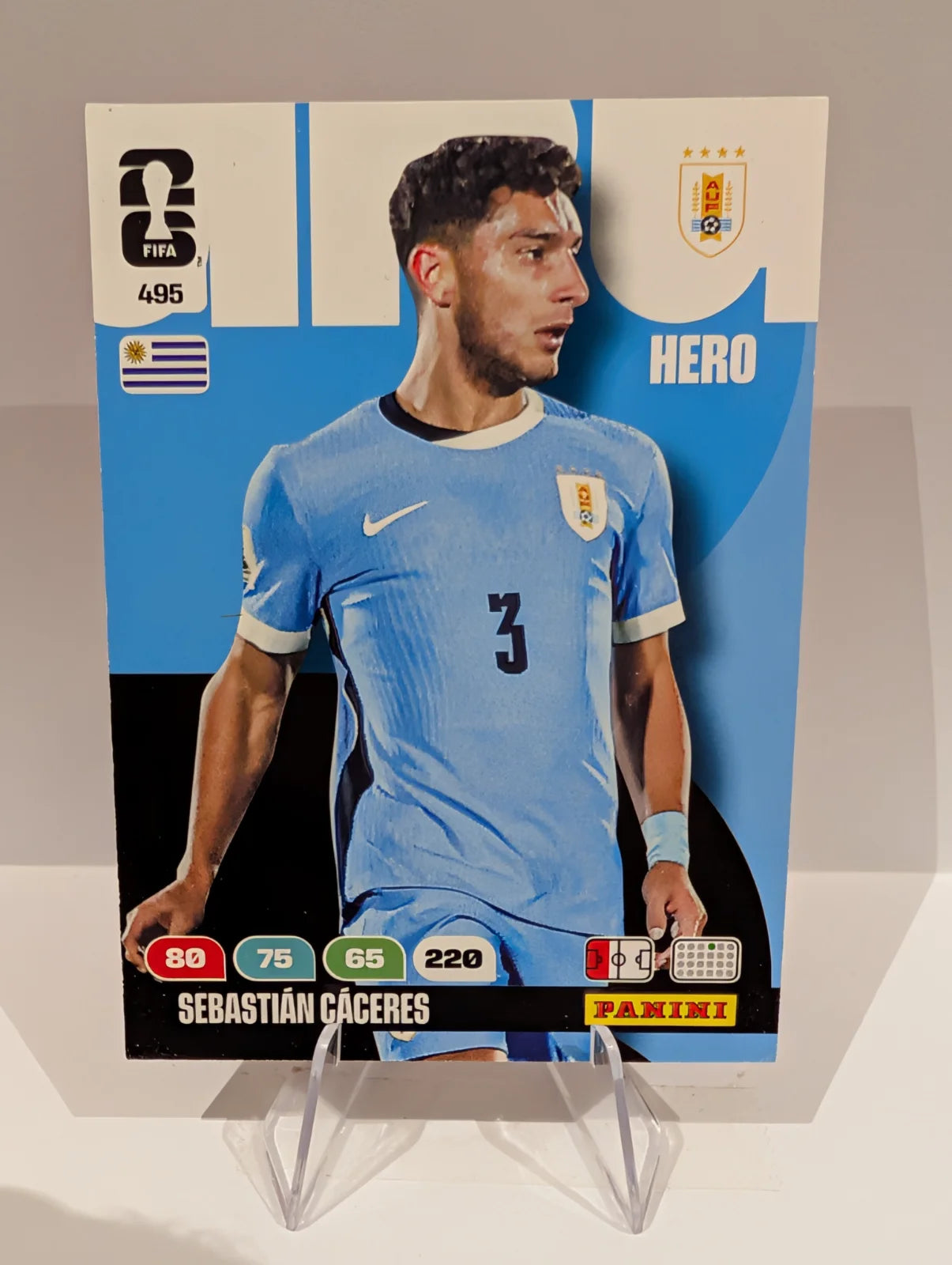 495 Sebastian Caceres - Uruguay - Panini Adrenalyn XL World Cup 2026