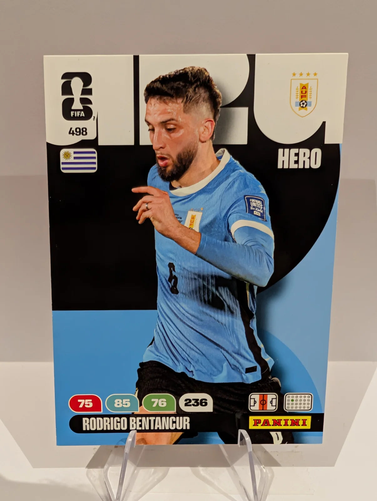 498 Rodrigo Bentancur - Uruguay - Panini Adrenalyn XL World Cup 2026