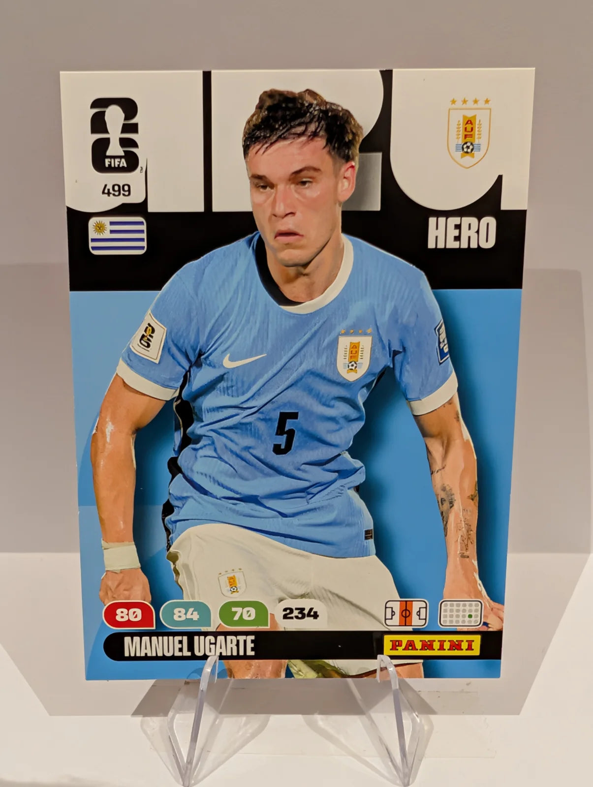 499 Manuel Ugarte - Uruguay - Panini Adrenalyn XL World Cup 2026