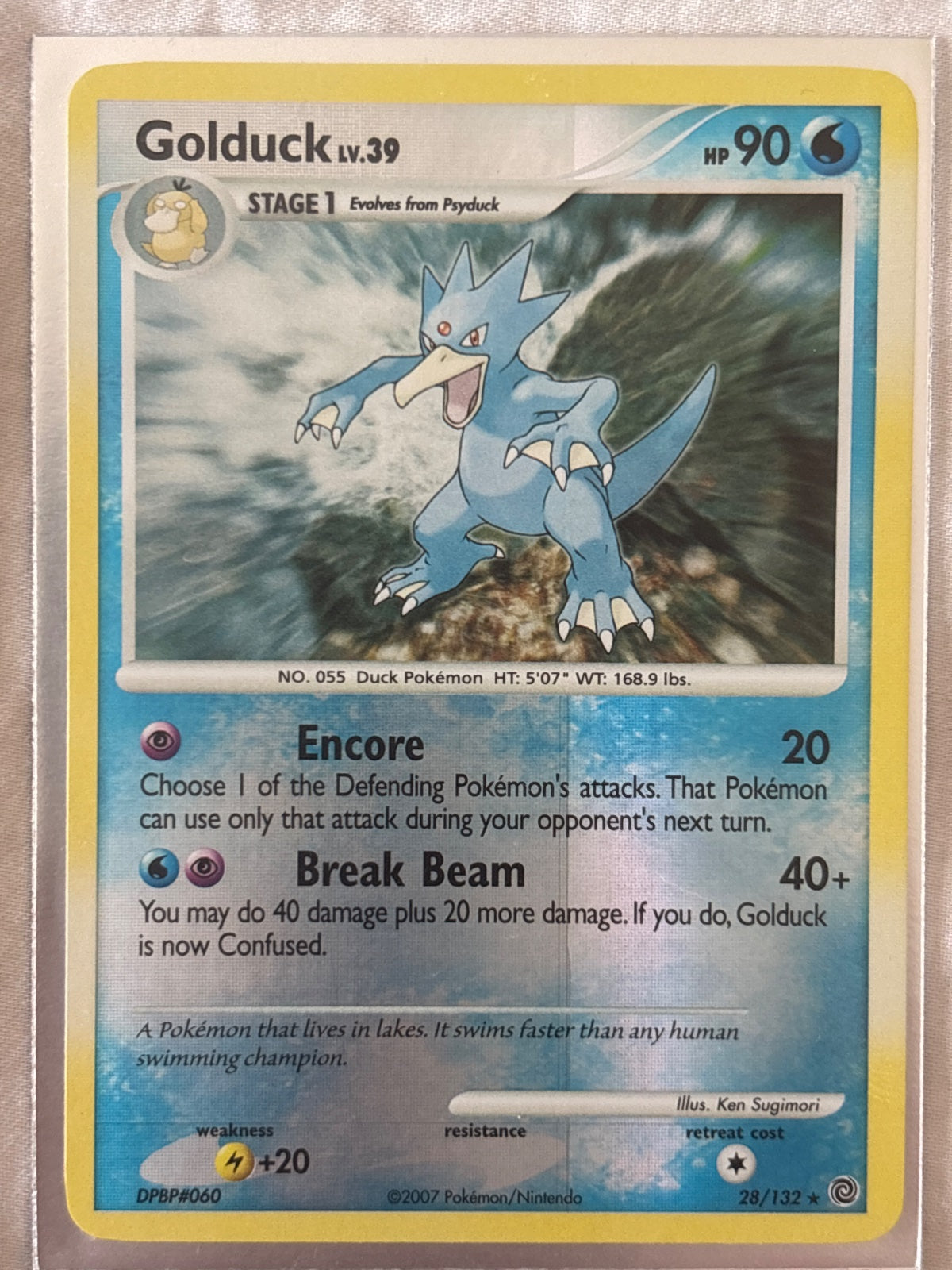 Golduck 28 · Reverse Holofoil (Secret Wonders)