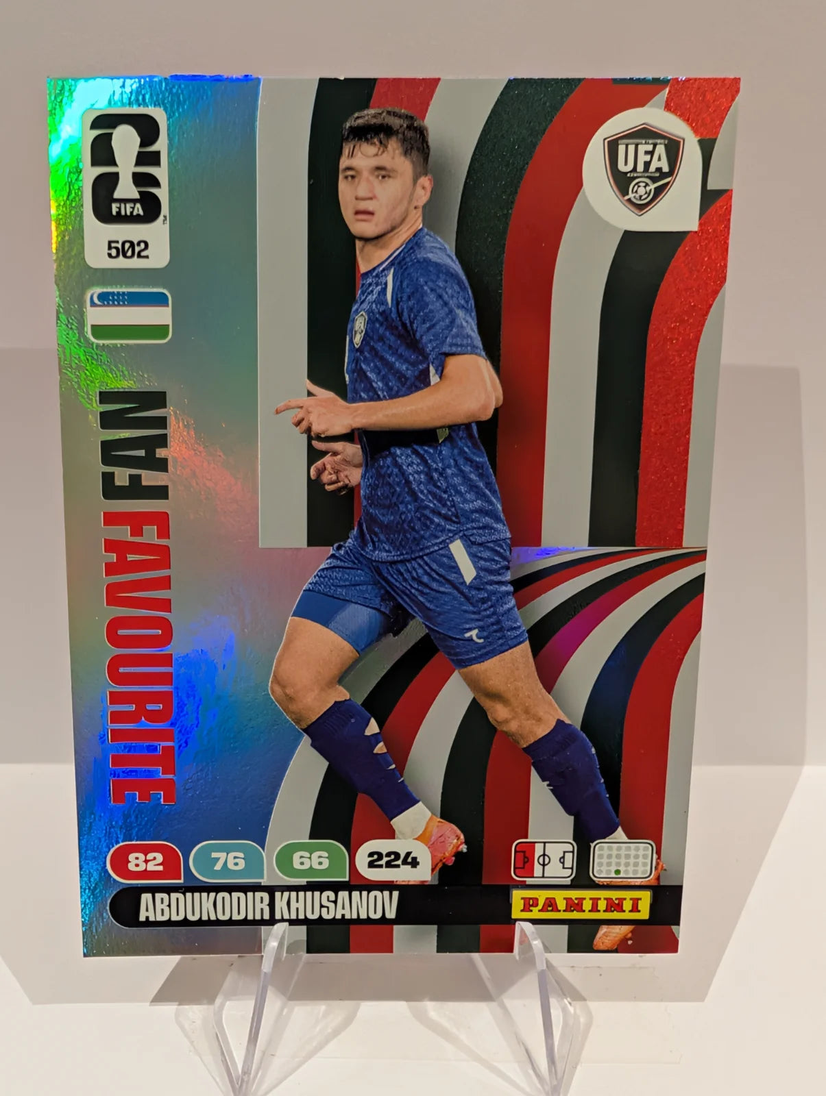 502 Abdukodir Khusanov - Uzbekistan - Panini Adrenalyn XL World Cup 2026