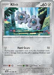 Klink (Master Ball Pattern) 061/086 · Holofoil (Black Bolt)