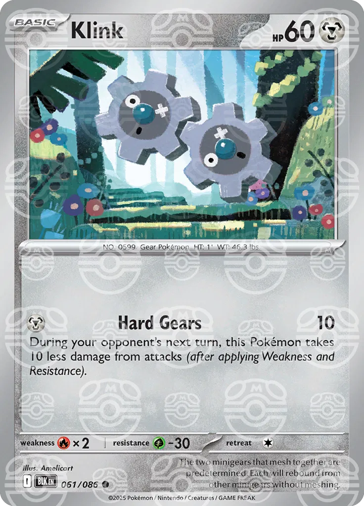 Klink (Master Ball Pattern) 061/086 · Holofoil (Black Bolt)
