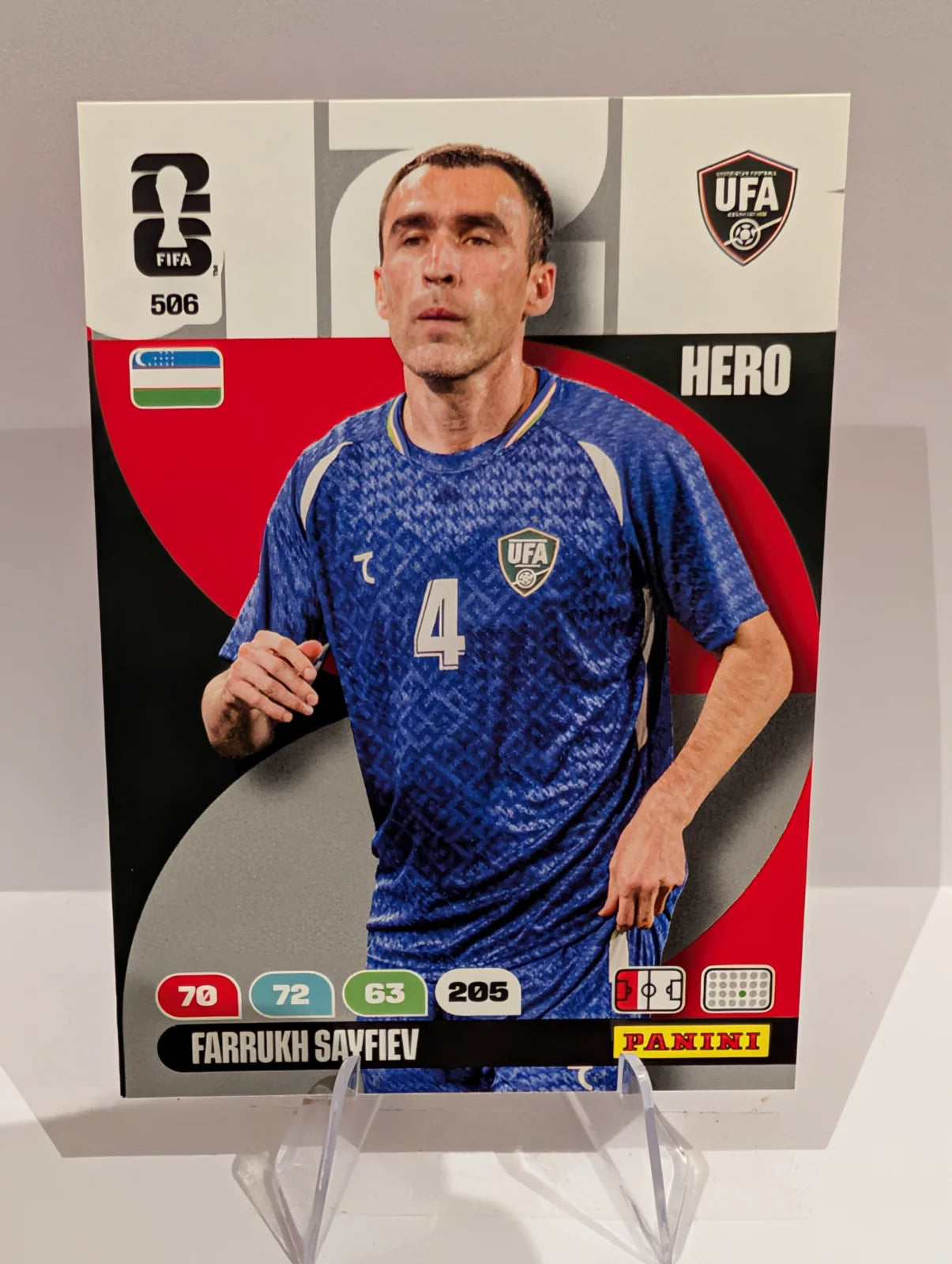 506 Farrukh Sayfiev - Uzbekistan - Panini Adrenalyn XL World Cup 2026