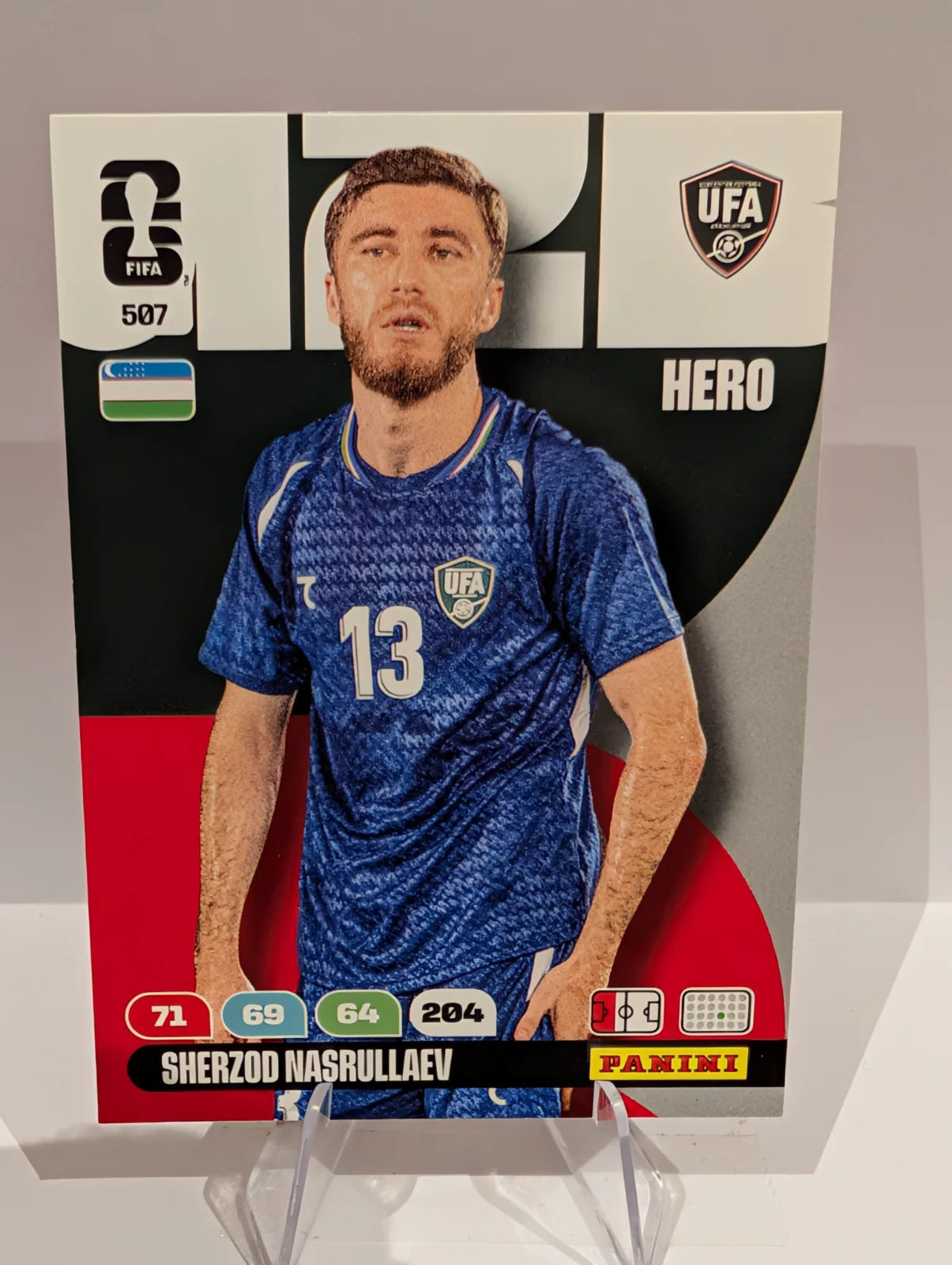 507 Sherzod Nasrullaev - Uzbekistan - Panini Adrenalyn XL World Cup 2026