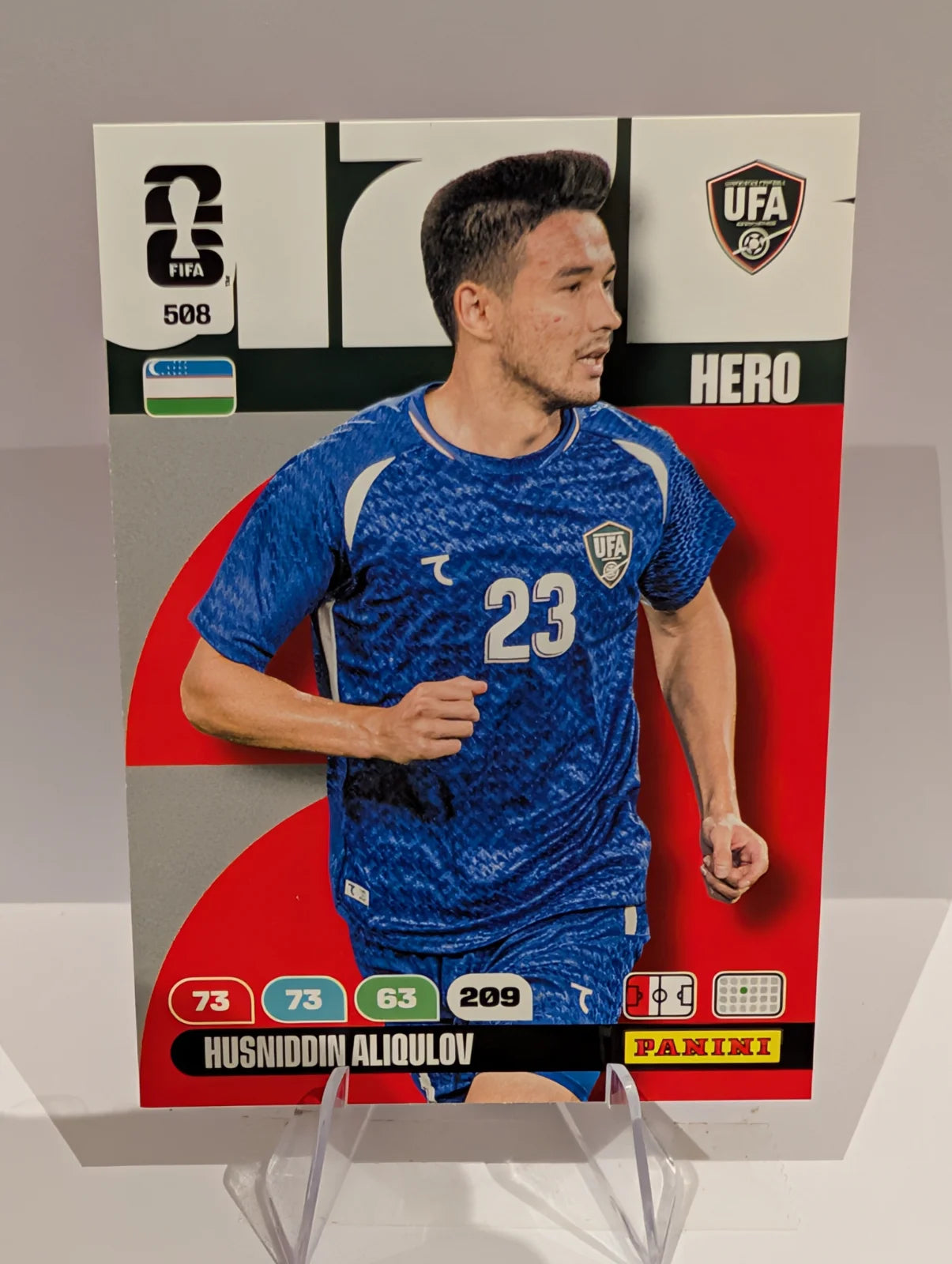 508 Husniddin Aliqulov - Uzbekistan - Panini Adrenalyn XL World Cup 2026