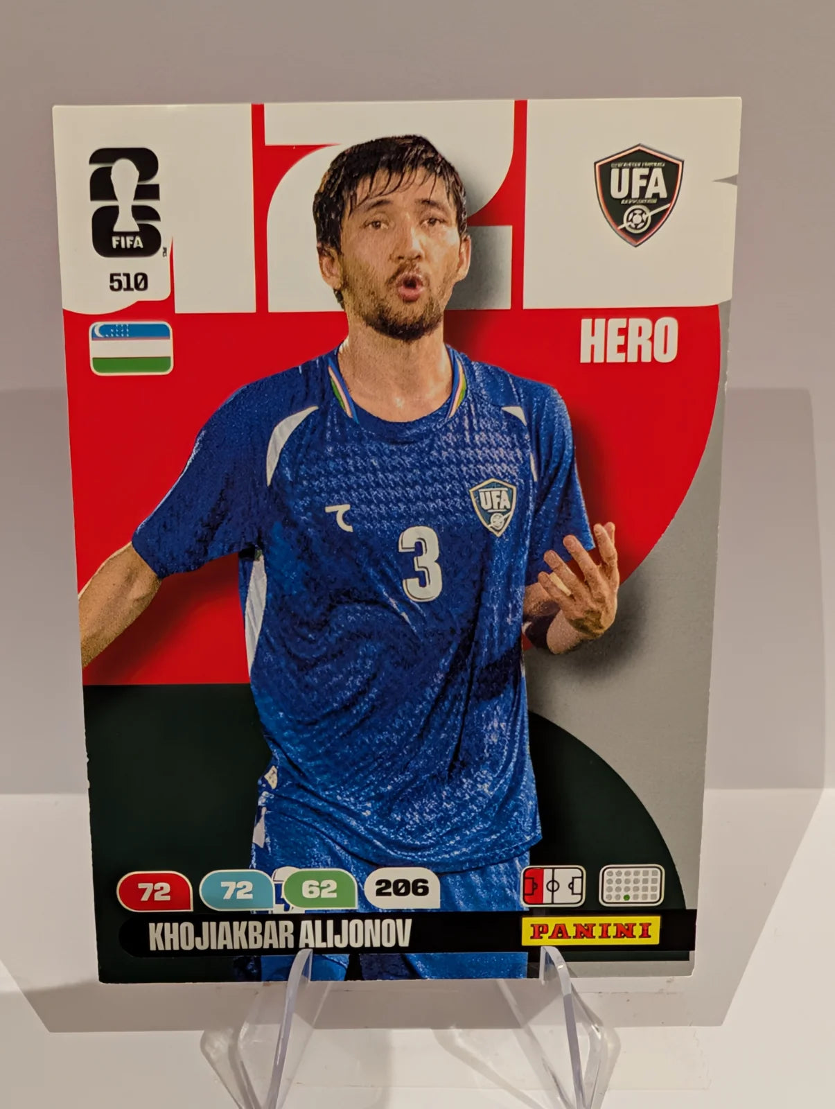510 Khojiakbar Alijonov - Uzbekistan - Panini Adrenalyn XL World Cup 2026