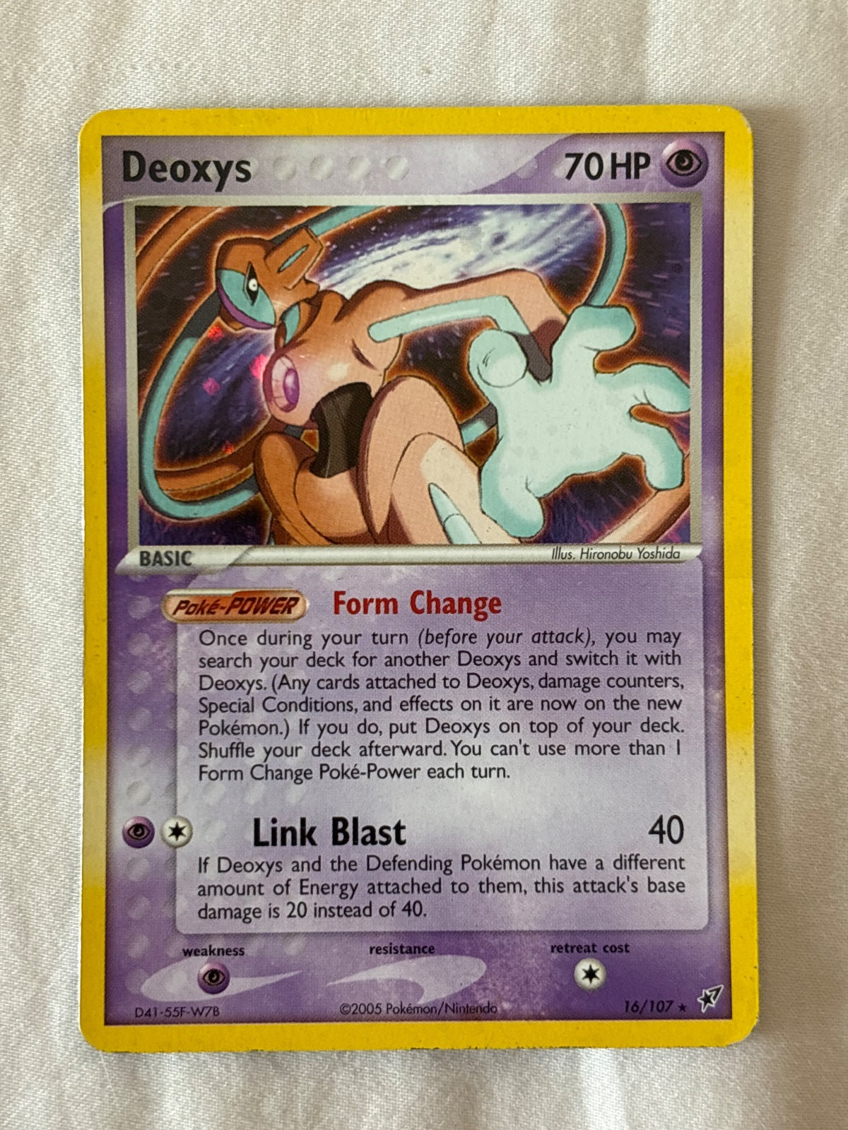Deoxys (EX Deoxys) 016/107 · Holofoil (Deck Exclusives)