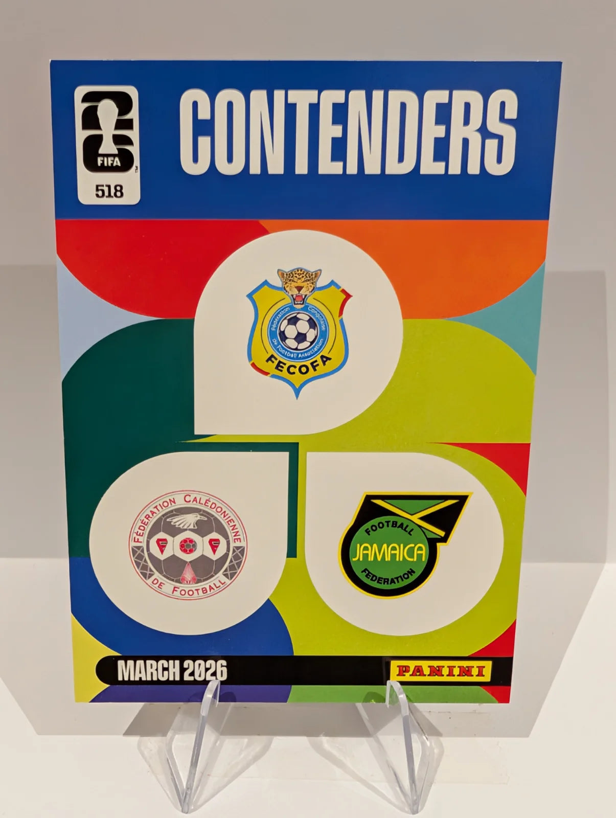 518 New Caledonia / Jamaica / Congo DR - Contenders - Panini Adrenalyn XL World Cup 2026