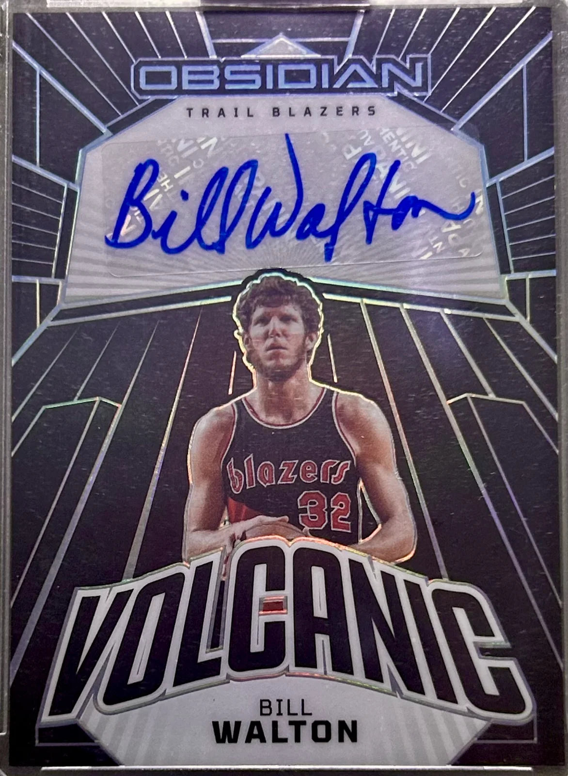 Bill Walton 2022-23 Obsidian Electric Etch Autograph /75