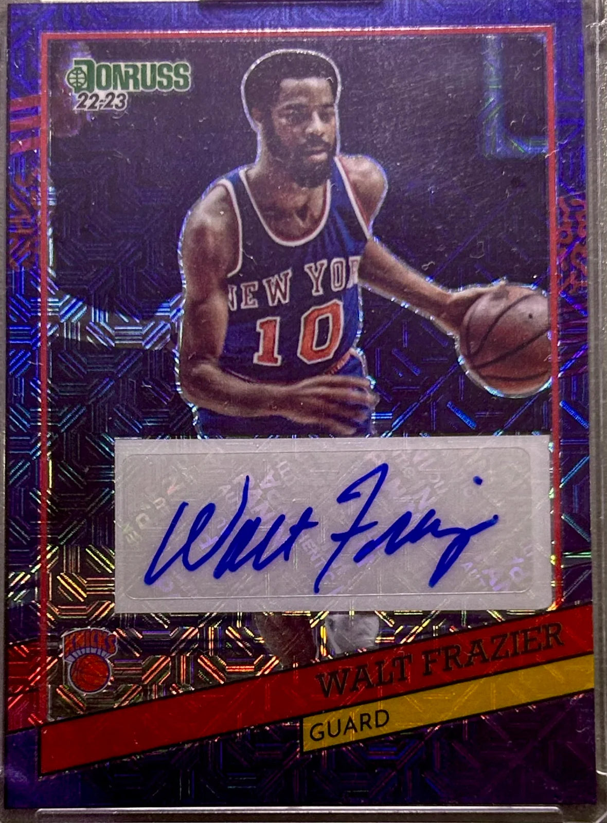 Walt Frazier 2022-23 Panini Donruss Mojo Autographs