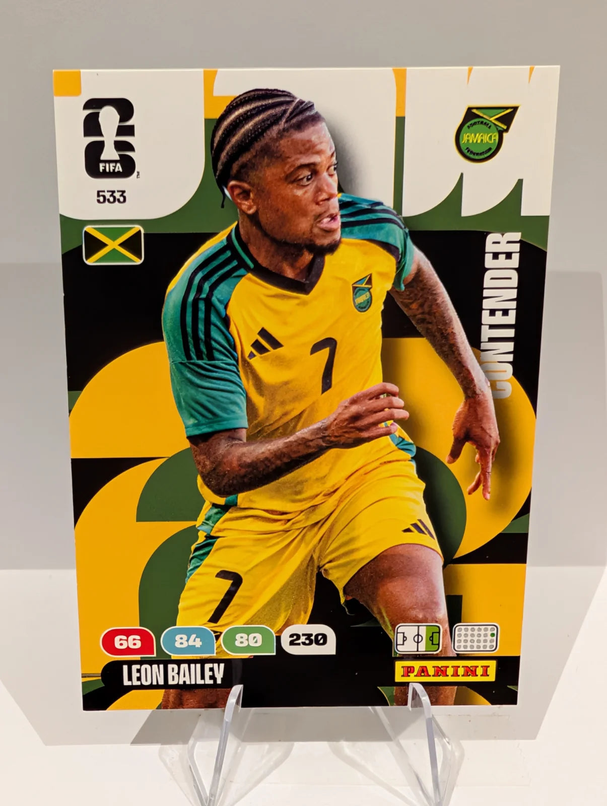 533 Leon Bailey - Jamaica - Panini Adrenalyn XL World Cup 2026
