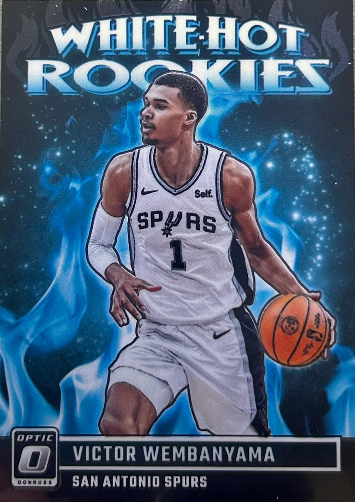 Victor Wembanyama 2023-24 Panini Donruss Optic White Hot Rookies