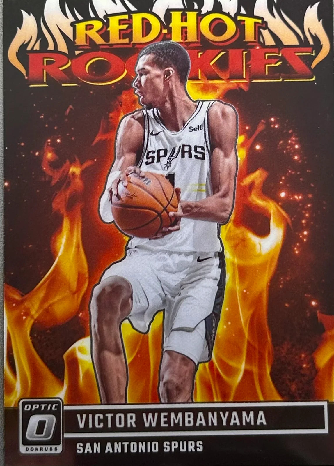 Victor Wembanyama 2023-24 Panini Donruss Optic Red Hot Rookies